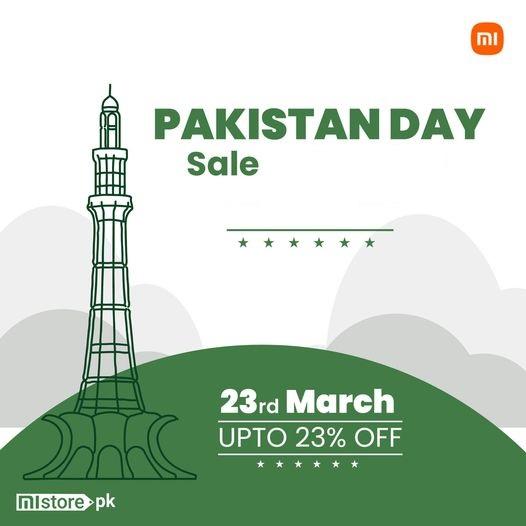Xiaomi MiStore Pakistan Day Sale! Upto 23% off on 23rd March 2023